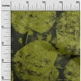thumbnail image 2 of oneOone Rayon Lime Green Fabric Abstract Leaf Texture Sewing Material Print Fabric By The Yard 56 Inch Wide, 2 of 4