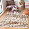 thumbnail image 3 of Safavieh Amsterdam Gladwin Geometric Area Rug, Ivory/Multi, 5'1" x 5'1" Square, 3 of 10