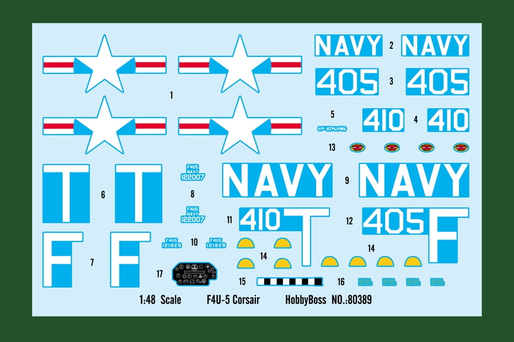 HobbyBoss 8038 F4U-5 Corsair 1/48 Scale Plastic Model Kit