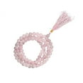 thumbnail image 3 of Rose Quartz Mala Beads 108 Buddhist Prayer Beads Japamala, 3 of 5