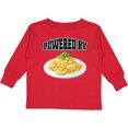 thumbnail image 3 of Inktastic Powered by Macaroni and Cheese Boys or Girls Long Sleeve Toddler T-Shirt, 3 of 5