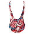 thumbnail image 3 of Aayomet Maillot de Bain une Pièce Croisé devant Maillots de Bain Creux Monokinis, Rouge S, 3 of 4