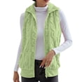 thumbnail image 2 of IMENGL cardigan en double Molleton Épaissi, Vert m, Taille M-2TG, 2 of 7