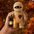 thumbnail image 4 of Halloween Lighted Monster Lantern Resin Craft Decoration, Spooky Tabletop Lamp for Home, Mantel, Halloween Party Indoor Decor, 4 of 7