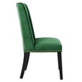 thumbnail image 4 of Modway Baron Performance Velvet Dining Chairs - Set of 2 in Emerald, 4 of 9