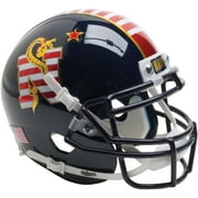 Navy Midshipmen Schutt Black & Red Mini Football Helmet