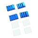 thumbnail image 2 of Bewildely 4 piezas de aleación de aluminio Control remoto Controlador de velocidad electrónico Estuche protector Piezas reemplazables Kits de construcción modelo Azul, 2 of 6