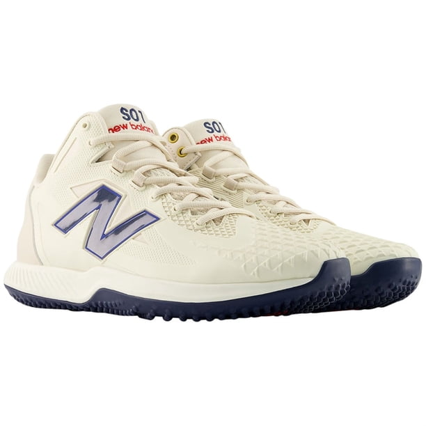 New Balance Men's Ohtani 1 Baseball Turf Shoes Grey/Navy 7.5