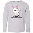 thumbnail image 3 of Inktastic Mimis Snuggle Bunny Easter Long Sleeve Youth T-Shirt, 3 of 5