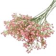 thumbnail image 4 of UV Resistant Artificial Flowers with Green Leaves, Realistic Faux Flowers Bouquet, All Weather Decor, Ramos De Flores Artificiales for Vase Arrangement(Pink), 4 of 8
