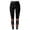 Black, variant on Fiaer Christmas Womens Leggings Black Plus Size Pants Glass Printed Slim Fit High Waisted Trousers Red XL