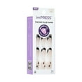 thumbnail image 4 of Kiss imPRESS - Press-On - Fake Nails - Gold Ring - Oval - Short, 4 of 8