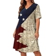 thumbnail image 5 of Erwazi Summer Plus Size Dresses for Women 4th Of July Printed Crew Neck Sleeveless Ankle Length Dress Celebrations Outdoor Parties Activities Casual Dresses, 5 of 8