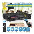 thumbnail image 2 of 1200W Bluetooth Amplifier 2CH HIFI Stereo Power AMP USB FM Radio Car Home Theater With Remote Control ,Efficient Heatsink, 2 of 7