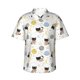 thumbnail image 1 of Fotbe Cute Cat Camisa Hawaiana para Hombre Unisex – Camisa Casual de Verano con Botones de Manga Corta de Algodón y Lino,X-Large, 1 of 7