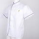 thumbnail image 5 of Uniforme de chef de manga corta, ropa de cocina de hotel, delantal, talla L costura azul, 5 of 9