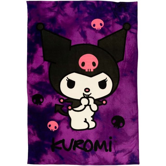 Collectibles Kuromi Bedding Super Soft Cozy Blanket, 59 in x 78.7 in