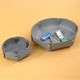 thumbnail image 3 of Caja de bandeja de almacenamiento hexagonal Caddy, bandeja organizadora de cuero de PU, caja para llaves, organizador de bandeja de cuero de PU, instalación sin esfuerzo, 3 of 7