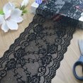 thumbnail image 2 of 1 Roll 15CM Wide Lace Fabric Sewing Lace Ribbon Trim Elastic Stretchy Lace, 2 of 7
