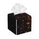 thumbnail image 1 of Balery Colorful Sparkling Porta Pañuelos de Cuero con Estampado – Funda Moderna Cuadrada para Caja de Pañuelos, Dispensador 5x5x5'', 1 of 7
