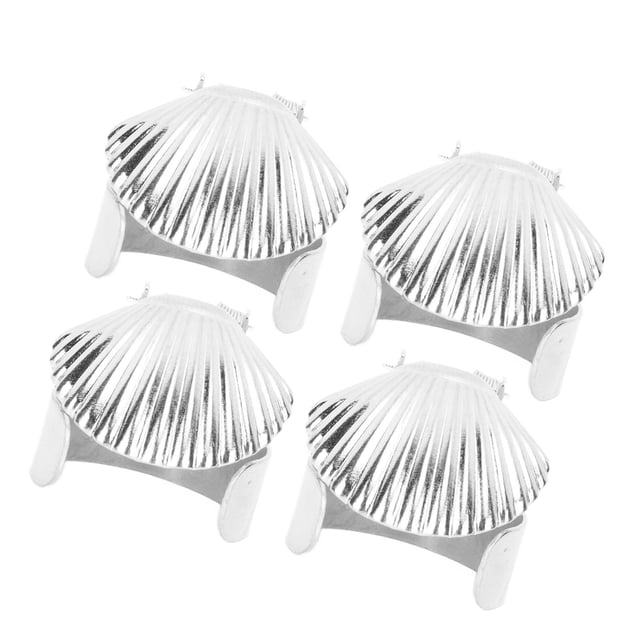 4Pcs Metal Shell Pattern Automatic Candle Snuffer Extinguisher, Wide Application for Candles, Safe and Durable