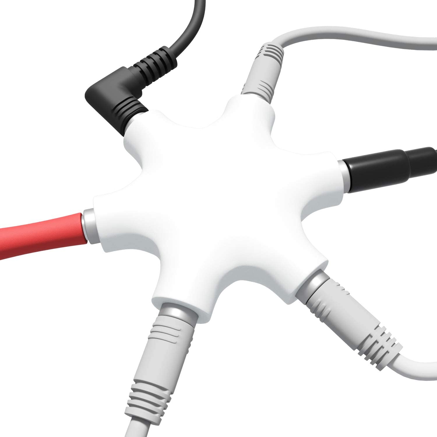 Headphone Splitter 5Way 3.5mm Audio Headphones Multi Jack Splitter