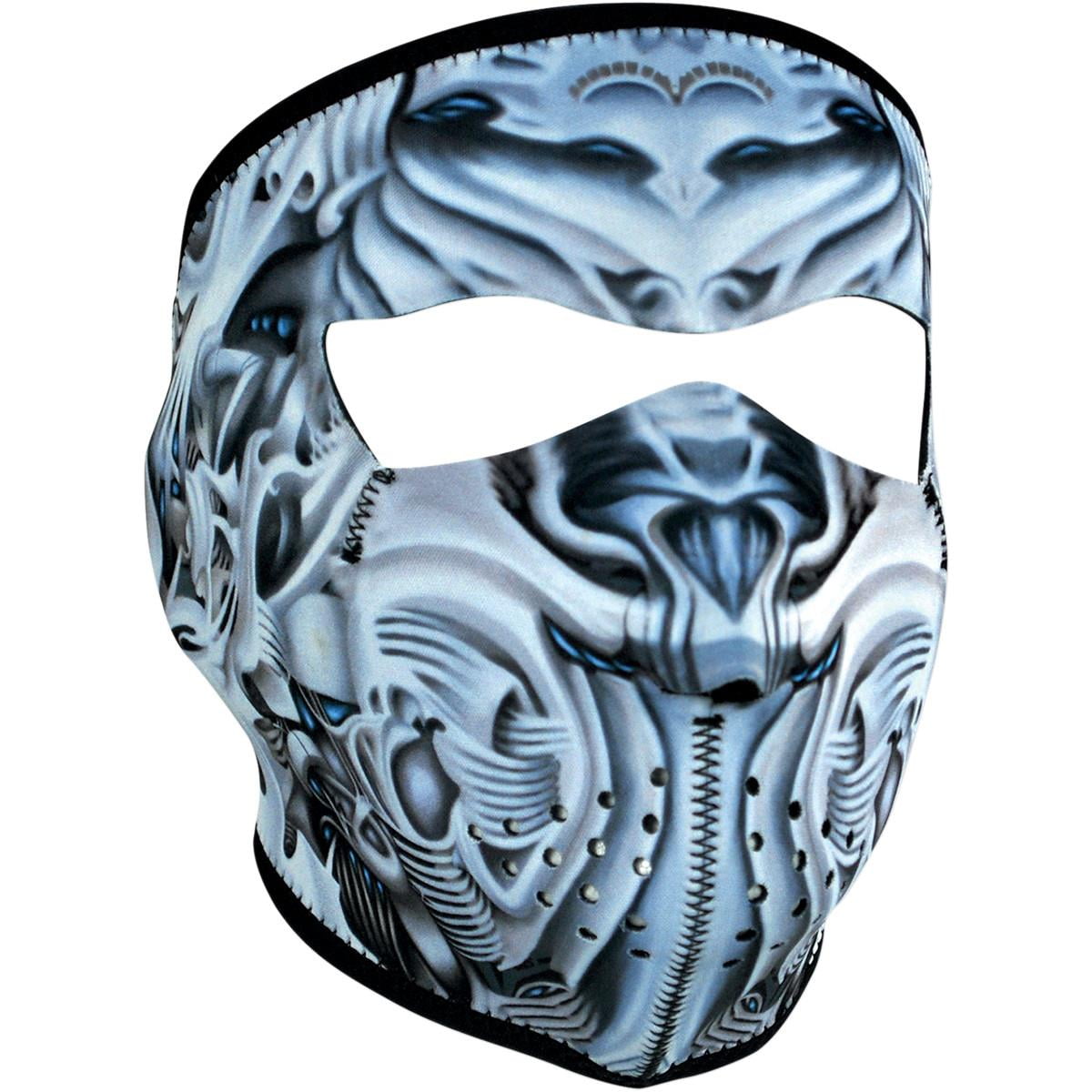 ZANheadgear Zan Headgear Half Face Mask Biomechanical (OSFM, White