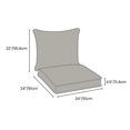 thumbnail image 2 of Coussin de siège profond de luxe HOMETRENDS, 2 of 5