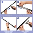 thumbnail image 5 of Squeegee Replacement, Length Squeegee Replacement Stainless Steel Window Glass Wiper Cleaner Accessory, 5 of 5