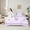 Purple, variant on Homewish Dreamy Butterfly Twin Bedding Sets 7-Piece for Kids Girls, Chic Floral Flower Bedding Comforter Set, Cute Purple Pink White Sheet Sets, Super Cozy Room Decor