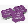 thumbnail image 4 of Inkdotpot Real Silver Foil Bracket Shape Paper Hang Tags Thank You Bridal Shower Favor Tags Pack Of 100, 4 of 6