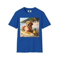 thumbnail image 3 of Golden Retriever Girl Unisex Softstyle T-Shirt, 3 of 10