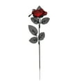 thumbnail image 2 of Artificial Rose Sequin Black Rose Imitation Rose Fake Rose Flower Halloween Decoration Sequin Black Rose Imitation Rose Fake Flower Halloween Decoration Multicolor Artificial, 2 of 8