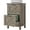 Distressed Gray, variant on HOMCOM File Cabinet with 2 Drawers Filing Cabinet for A4 Letter Size Gray