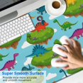 thumbnail image 2 of Long Mouse Pads for Desk,Sky Blue Floating Island Dinosaurs Desk Mats on Top Of Desks, Desk Mouse Pad Extra Large with 3mm Non-Slip Base and Stitched Edge for Gaming,Work,Home 47.3"x23.6", 2 of 5