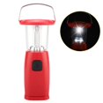 thumbnail image 2 of Práctico LED con energía Solar, manivela, linterna para acampar, tienda de campaña al aire libre, luz de emergencia roja, 2 of 8