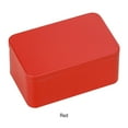 thumbnail image 4 of Wide Applications Square Tea Box Metal Box Metal Tin Essential For Every Home Compact And Portable Square Tin Box Red, 4 of 9
