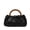 Black, variant on Cloud Pouch Dumpling Bag, Genuine Leather Crescent Underarm Purse with Top Handle for Women, Gifts for Women