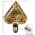 thumbnail image 2 of 3Pcs Filament Firework Bulb, 3D Effect Multicolor LED Light Bulb, Heart Firework Light Bulb Decorative, Use for Halloween,Christmas,Party,Bar,Wedding,Garden, 2 of 7