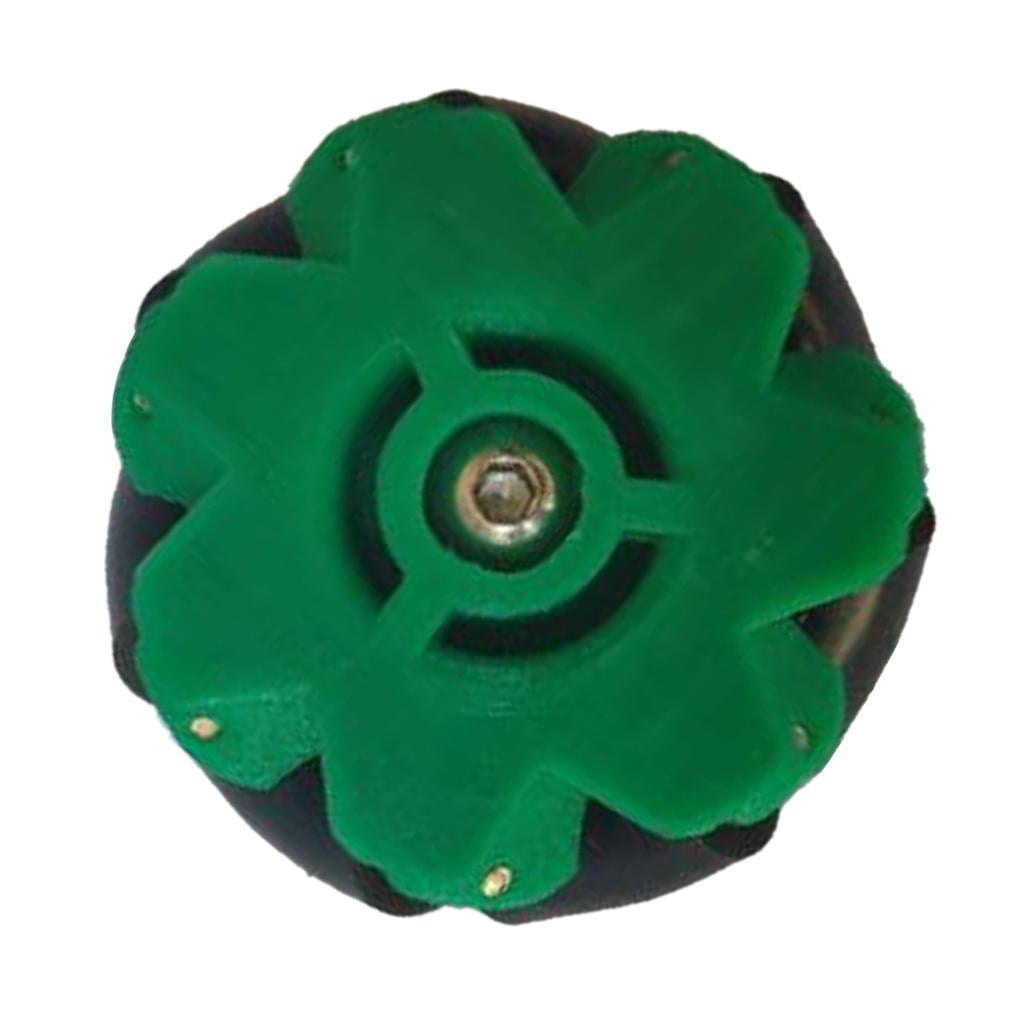 Mecanum Wheels Acrylic Wheel Diameter 40mm with Coupling Durable Red 