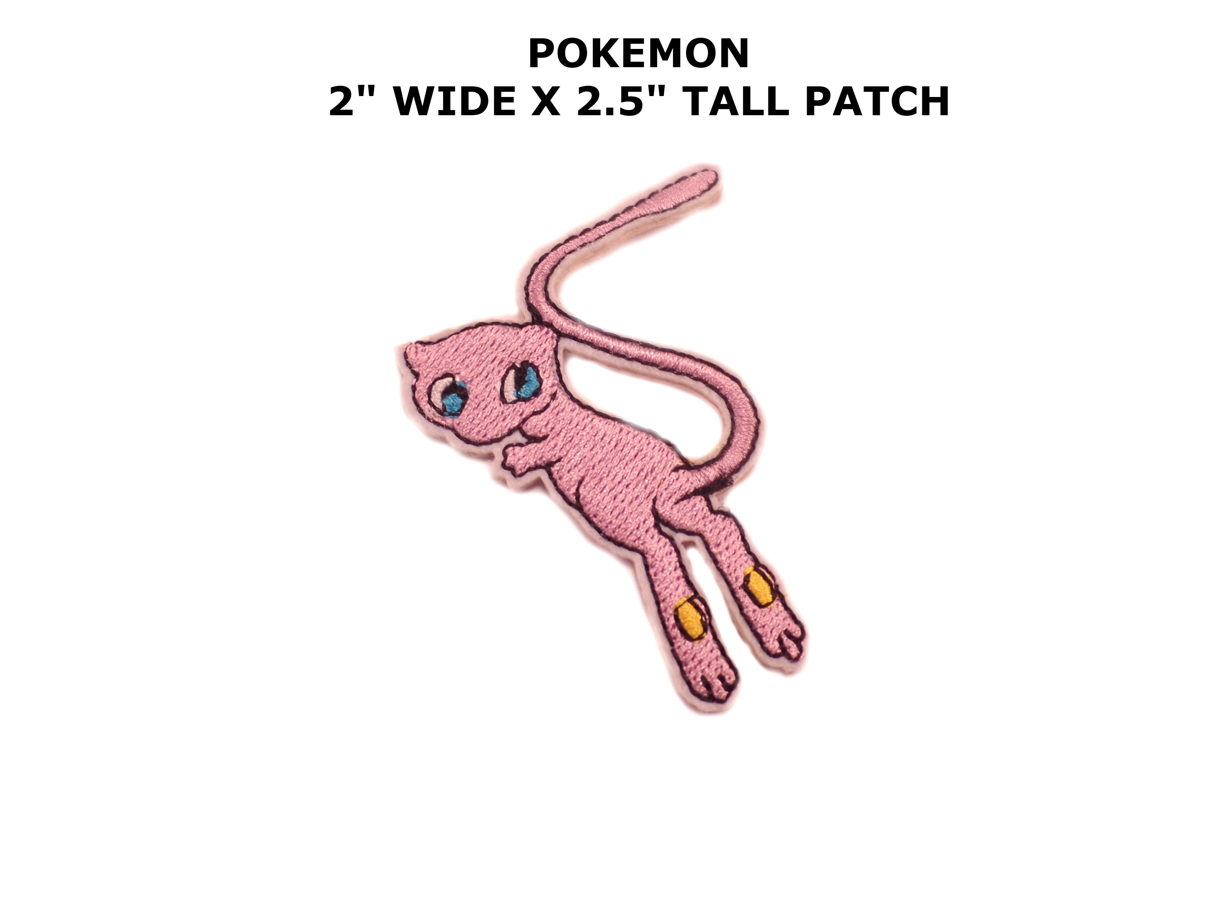 Anime Pokemon Mew Iron or Sew-on Patch 