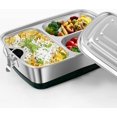 thumbnail image 4 of 1 Pce Boîte à Bento en Acier Inoxydable Étanche avec Comparateur, 4 of 4