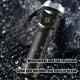 thumbnail image 5 of Linterna LED de alta potencia, 1000 m de largo alcance, 4 modos, USB-C recargable, resistente al agua IPX4, portátil para acampar, emergencias, aventuras al aire libre, negro, 11,2 cm, 40 g, 5 of 5