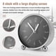 thumbnail image 5 of Non Ticking Alarm Clock,4 Inch Silent Bedside Clock for Heavy Sleepers, Battery Operated Analogue Cl, 5 of 5