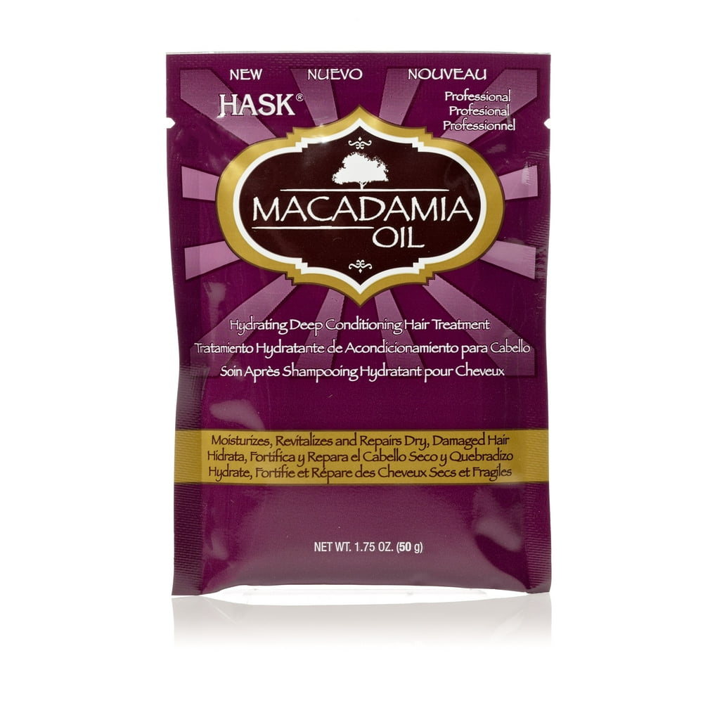 HASK Macadamia Oil Moisturizing Deep Conditioner, 1.75oz.