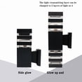 thumbnail image 1 of Lámpara de pared para exteriores, lámpara de pared exterior inteligente de inducción, doble cabezal, luz hacia arriba y hacia abajo, lámpara colgante de pared para jardín, impermeable, 1 of 2