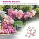 thumbnail image 3 of 135 Uds. Kit de arco de guirnalda de globos de mariposa rosa y oro rosa, decoraciones para fiesta de cumpleaños temáticas para niñas y mujeres, 3 of 5