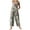 White, variant on Summer Rompers for Women 2023 Casual Long Halter Jumpsuits Fashion Floral Printed Wide Leg Bib Overall with Pockets