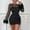 Black, variant on SELONE Cocktail Dresses for Women Evening Party Long Sleeve Formal Gowns Elegant Dresses Formal Dress Mini Rehearsal Dinner Dress Evening Dresses Bodycon Formal Prom Dresses Party Dresses White M