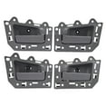 thumbnail image 2 of for Cars 4 Pcs Interior Door Handles Front Rear Left Right Grey Comfortable Grip 1JV461J3AA, 2 of 7